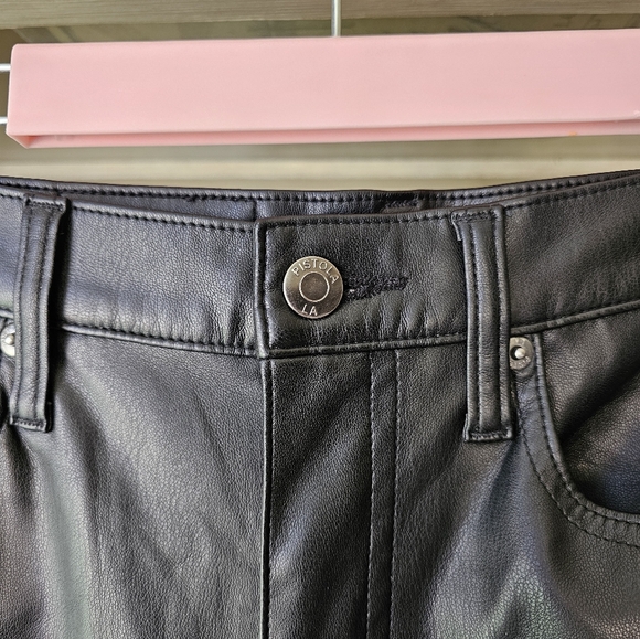 PISTOLA Aline High Rise Skinny Pant in Slate Black - Picture 6 of 11